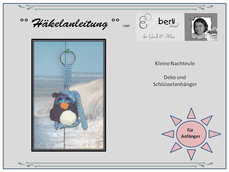 Häkelanleitungen °° Eulen °° von berli design