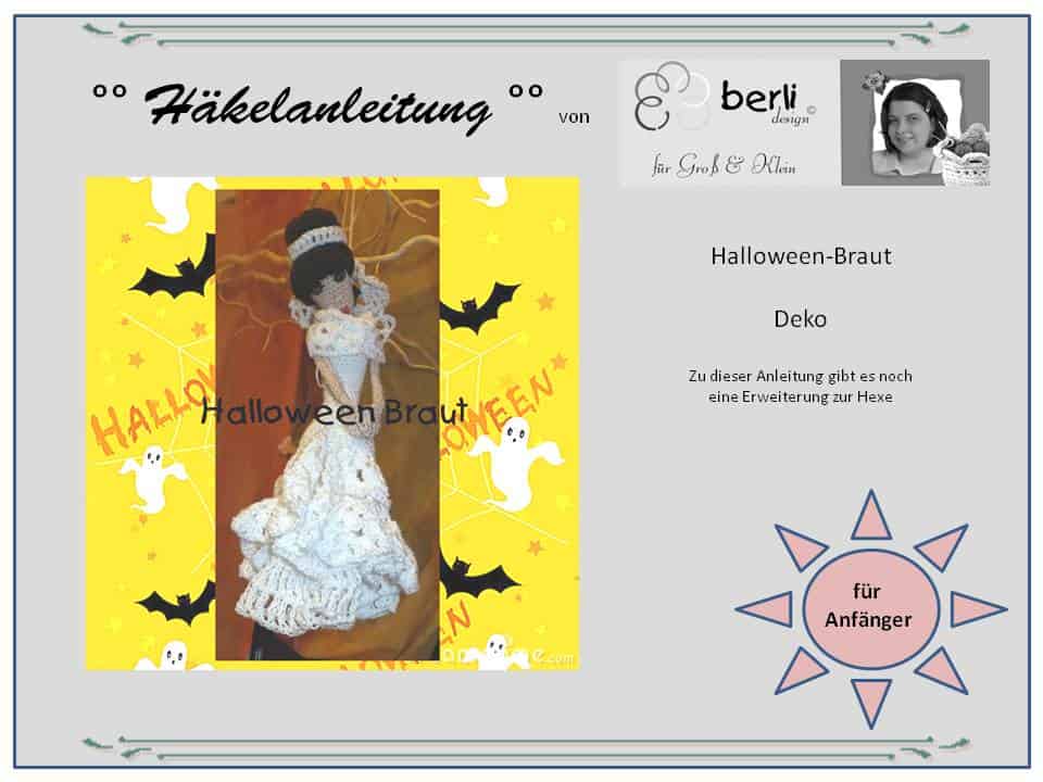 Halloween Häkelanleitungen von berli design