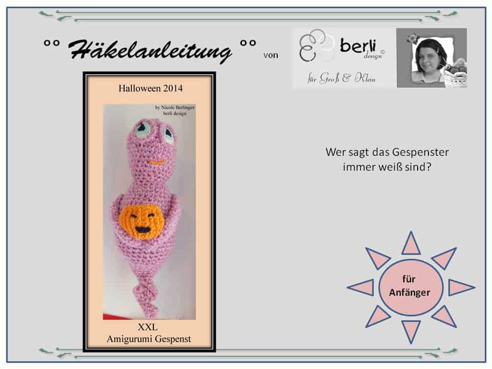 Halloween Häkelanleitungen von berli design