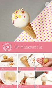 DIY Eis Cake Pop