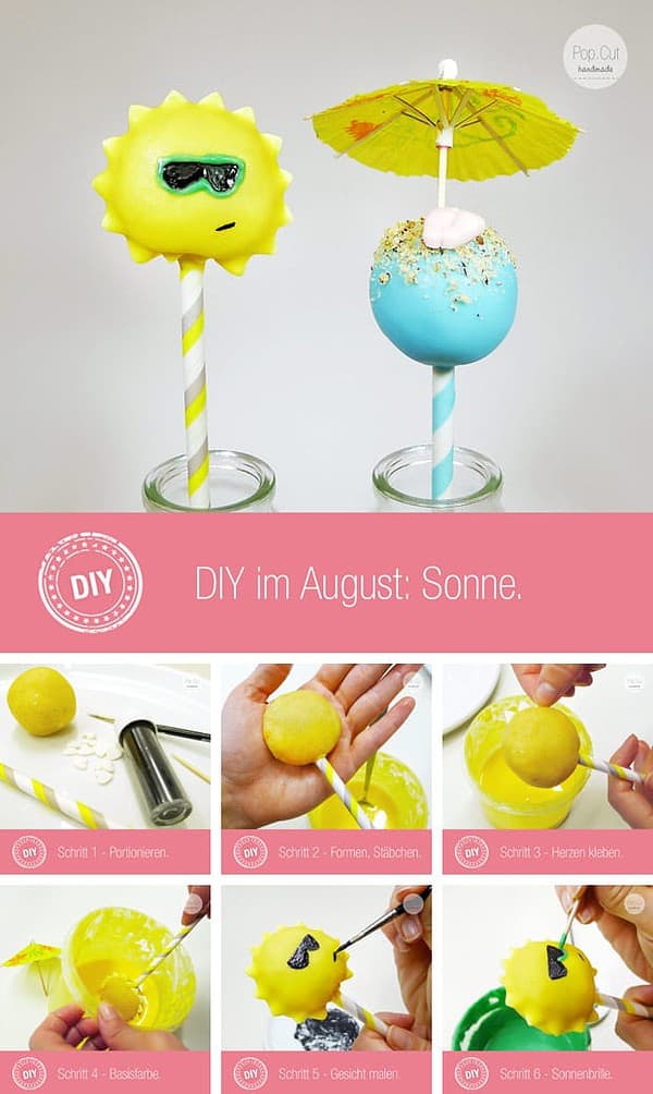 DIY Sonnen Cake Pop