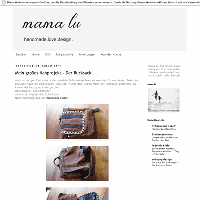 Mama Lu. Handmade. Love. Design