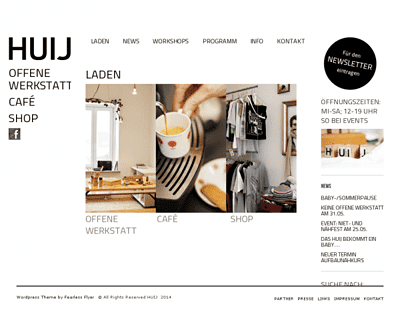 Die HUIJ Website