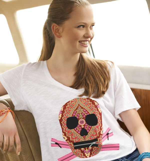 T-Shirt mit Applikation