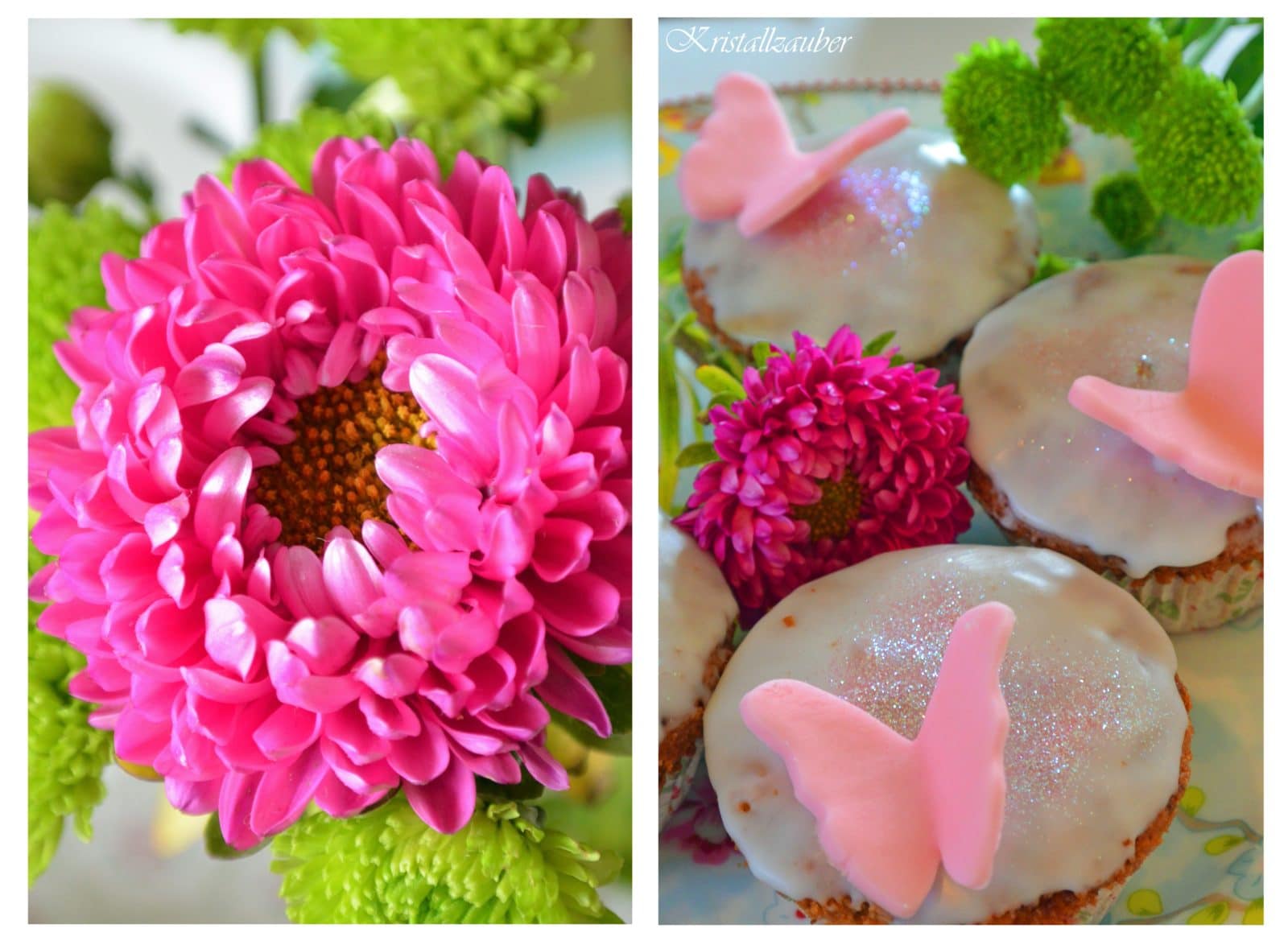 {Rezept} Leckere Schmetterling – Glitzer – Muffins