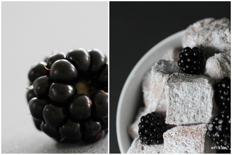 Spätsommer Sweet Treat: Blackberry Marshmallows