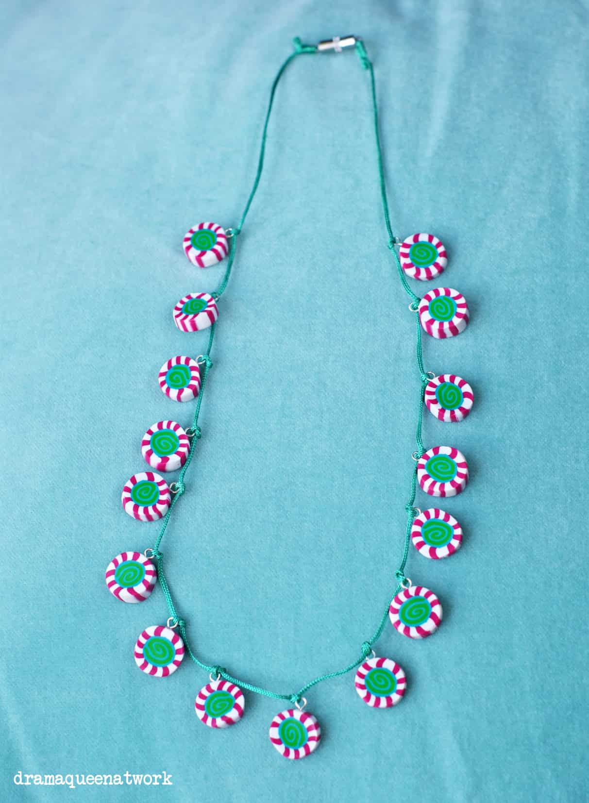 Kette aus Fimo – Candysticks