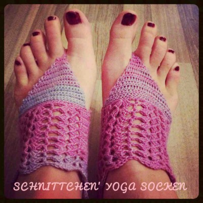 Schnittchen's Yoga Socken (gehäkelt)