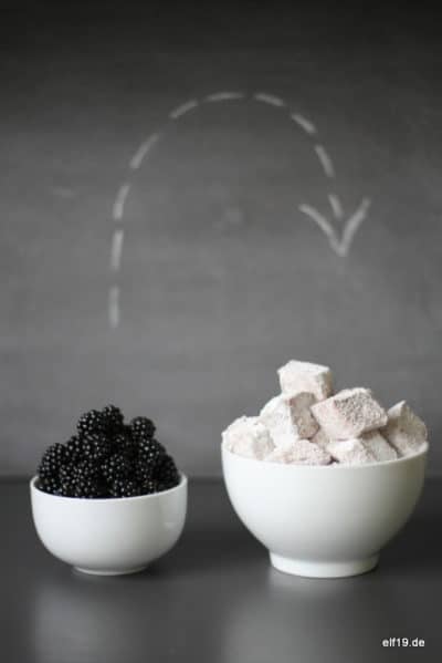 Spätsommer Sweet Treat: Blackberry Marshmallows
