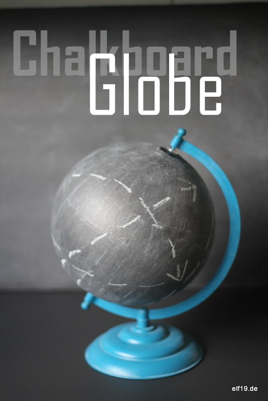 DIY: Chalkboard Globe
