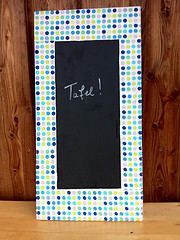 Selbstgemachte Tafel