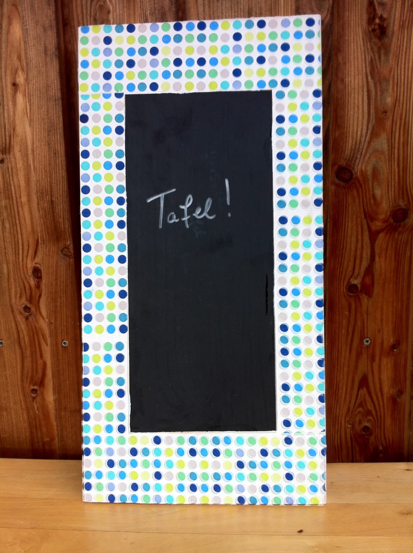 Selbstgemachte Tafel