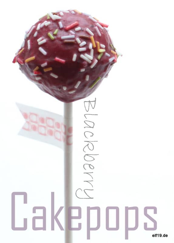 Blackberry Cake Pops