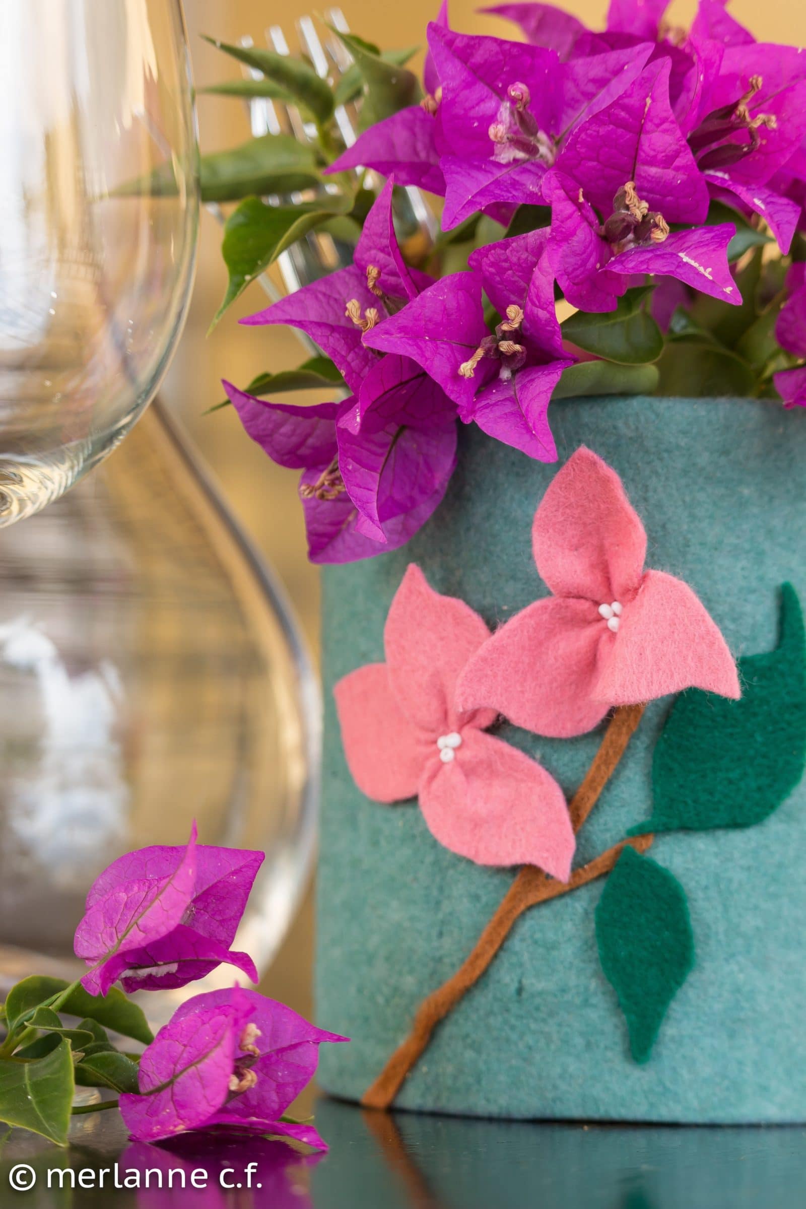 Blumendose (Dosenupcycling)