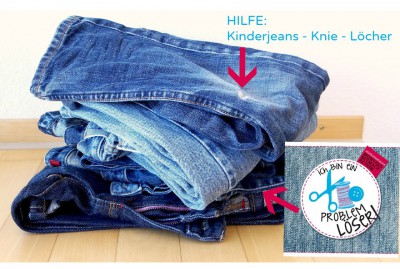 Jeans Löcher - Kinderjeans flicken