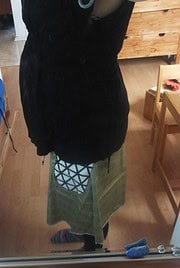 Midi Rock für Maxi-Bauch plus Herbstschal