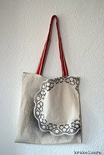 DIY: Stoffbeutel mit Tortenspitze!