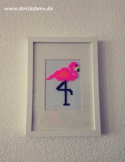 Bügelperlen Bild: Flamingo