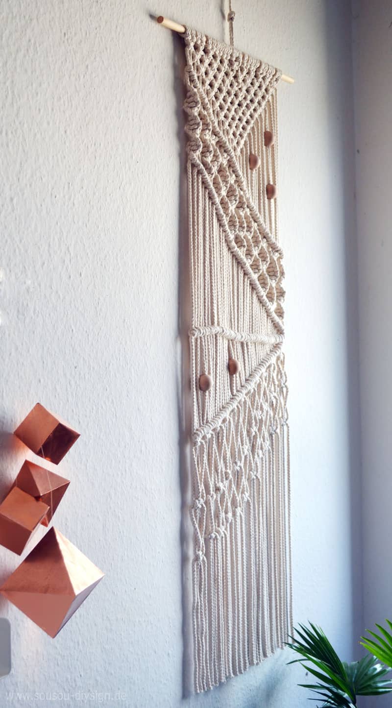 DIY Makrame Wandbehänge