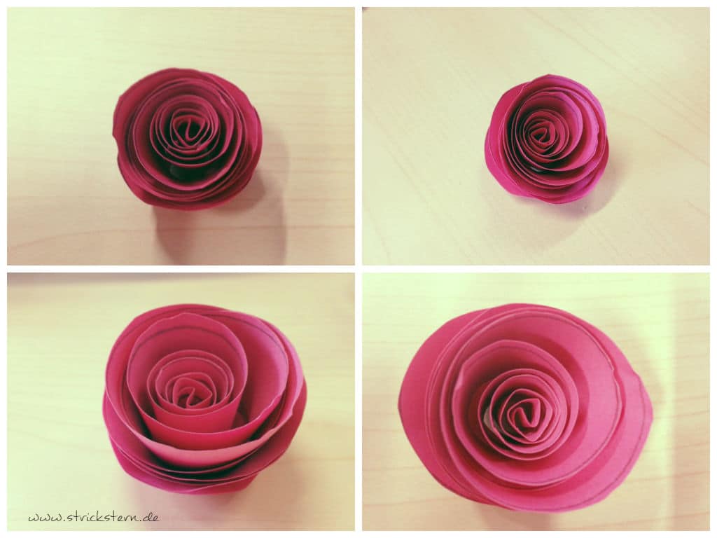 Strauß aus Papierrosen