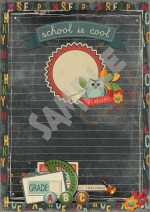 Back to School Schulheft Sticker