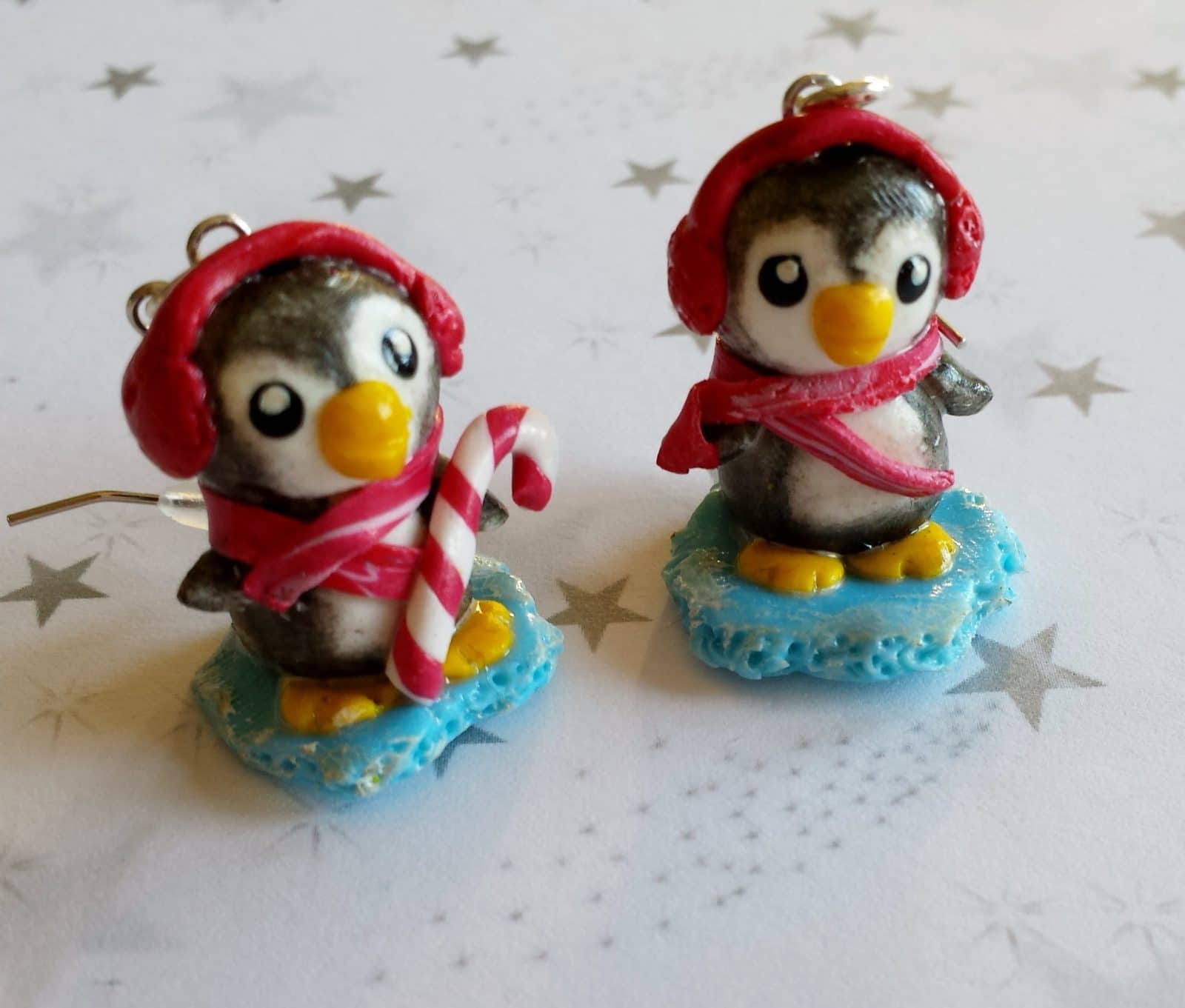 Pinguine Weihnachten Ohrringe