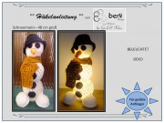 Schneemann Deko beleuchtet