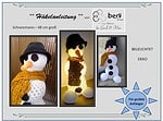 Schneemann Deko beleuchtet