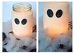 Mumien Teelicht für Halloween