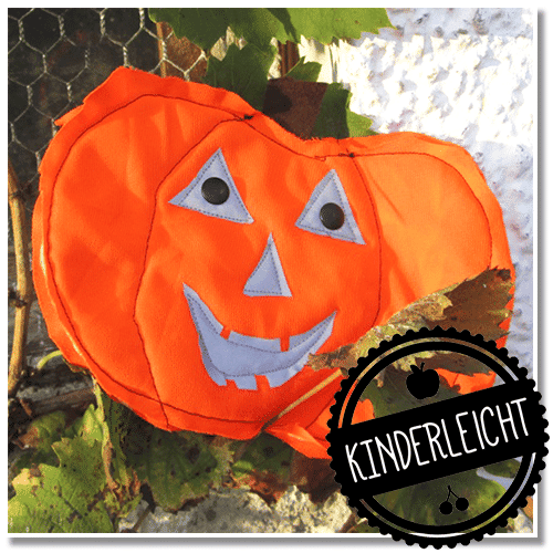 „Strahlender“ Halloween Kürbis