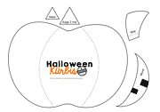 „Strahlender“ Halloween Kürbis