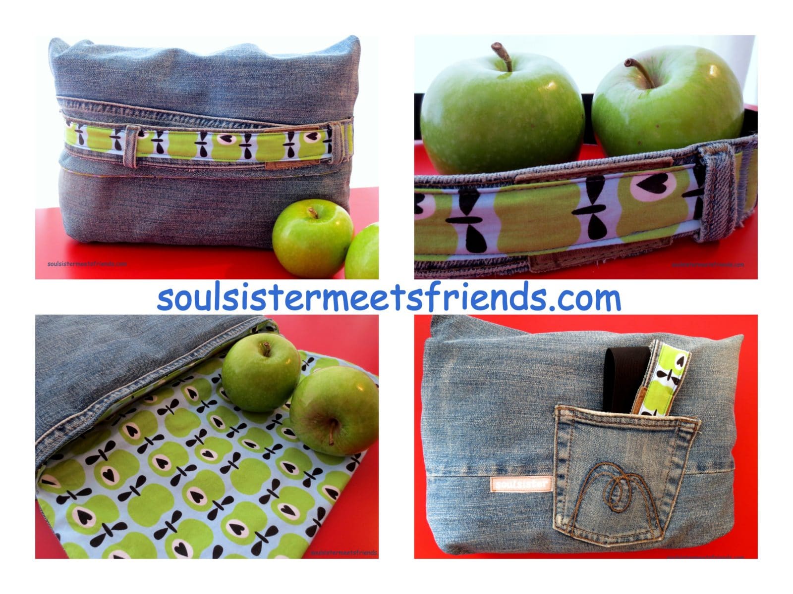 Erst Jeans, dann Tasche!