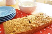 Möhren-Zimt-Kuchen mit Frischkäsecreme