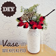DIY: Vase im Wickelkleid