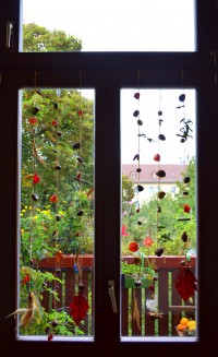 Fensterketten aus Naturschätzen