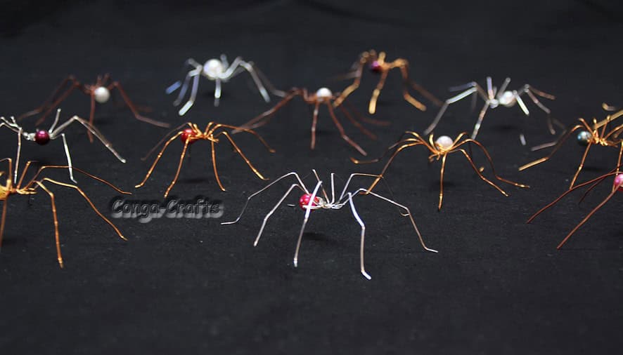 DIY – Schnelle Draht-Perlen-Spinne basteln
