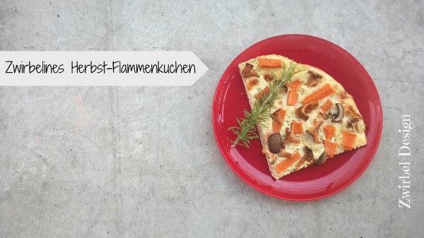 Herbstlicher Flammenkuchen