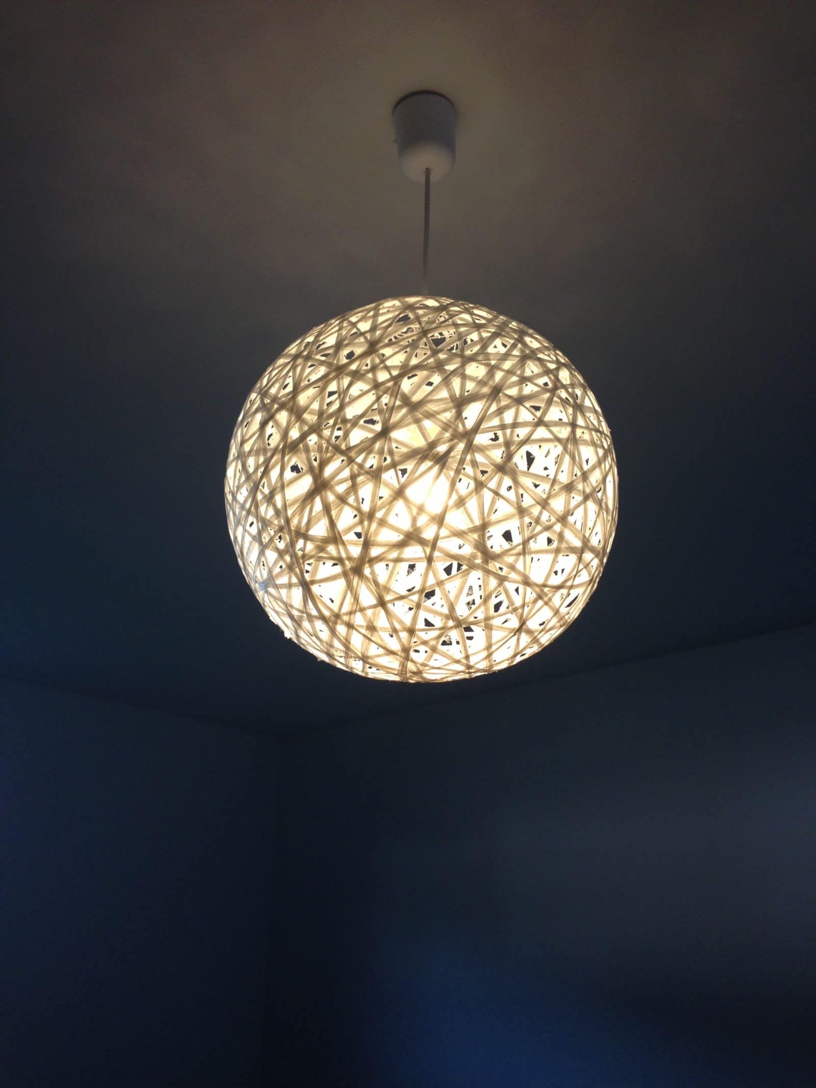 Designerlampe selbst gemacht