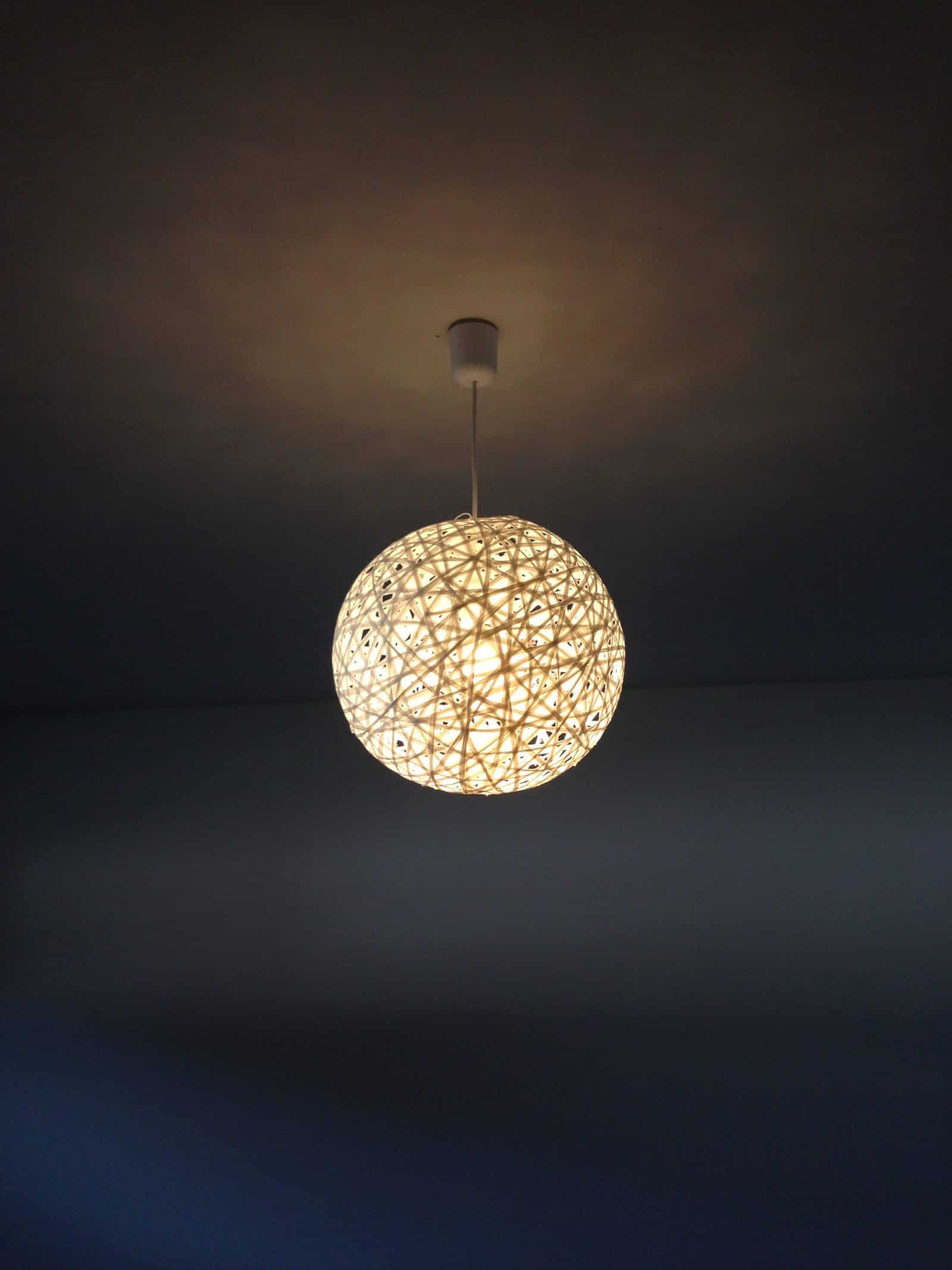 Designerlampe selbst gemacht