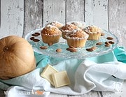 White Chocolate Pumpkin Brownies