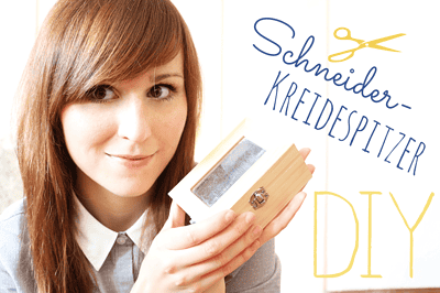 DIY Schneider - Kreidespitzer