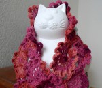 Japanischer Blütenschal – Japanese Flower Scarf – Häkelanleitung