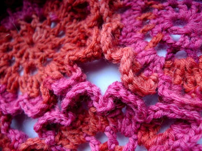 Japanischer Blütenschal – Japanese Flower Scarf – Häkelanleitung