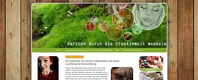 Moosteppich - Barfuß durch die Kreativwelt wandeln