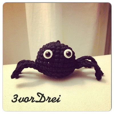 Itsy-bitsy spider! Eine Halloween-Häkelanleitung