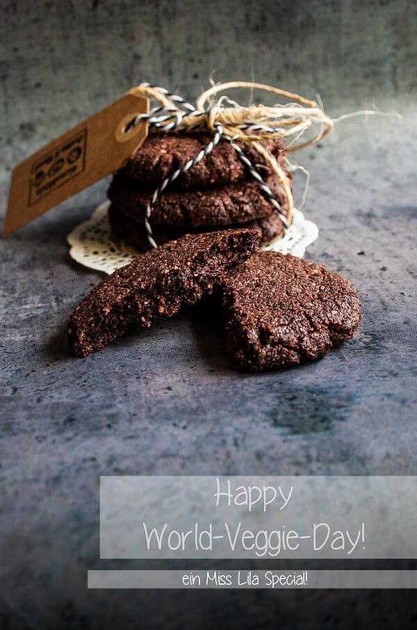 Superschokoladige Schokocookies ohne Muh!