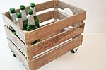 Küchenstopp #4: Weinkiste auf Rollen