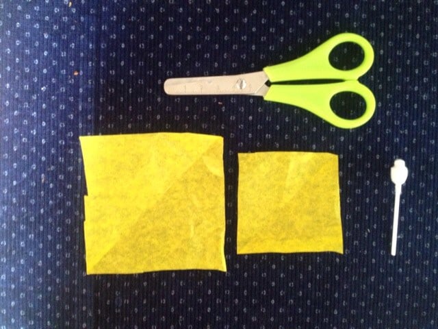 Seidenpapierblumen