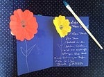 Seidenpapierblumen
