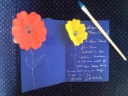 Seidenpapierblumen